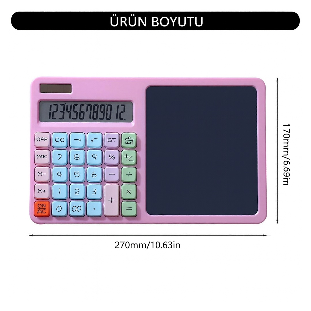 YAZI TAHTALI HESAP MAKİNESİ